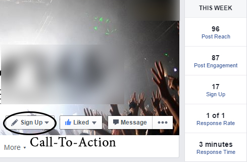 Facebook Call To Action Button